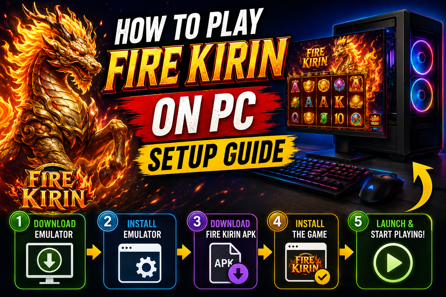 How to Play Fire Kirin on PC: Setup Guide